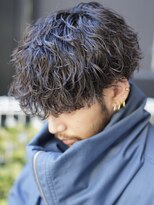 ノードオム 栄(NODE HOMME)&nbsp;波巻きスパイラルパーマメンズマッシュパーマシャドウパーマ韓国