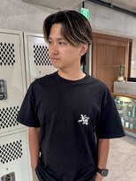ハイプ マン 藤沢(HYPE MAN)&nbsp;曲がる縮毛矯正フェザーパーマ毛流れパーマセンターパート