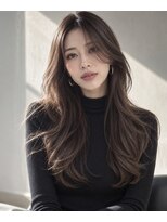 サンク(thank)&nbsp;秋の王道女優ロング×モカベージュ