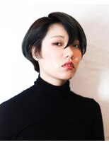 ニコヘアー(niko hair) ブラック×ネイビー×グリーン▽LINEID@vey3047y