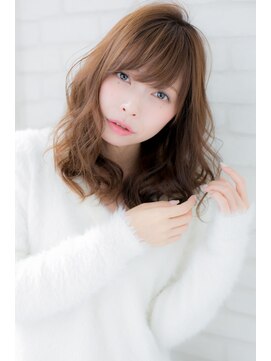 ローマ ギンザ(ROMA Ginza) 『ROMA』ハニーヘア柔らかベージュの癒しエアリーカール