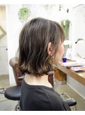 ☆スモーキーグレージュ×切りっぱなし★