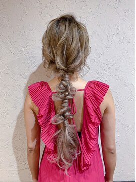 セットサロン ラビッシュポー(Setsalon RabichePow) 編みおろしヘアー