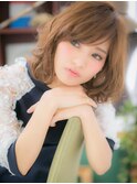 ■くせ毛風抜け感ヘアミディアムウルフ11-22★戸頭20代30代40代