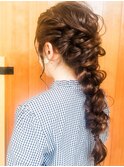 【elua MIKI指名限定】編みおろしヘアセット
