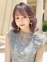 コア 銀座(COA)&nbsp;マロンベージュ/Aラインボブ/かきあげバング[銀座]