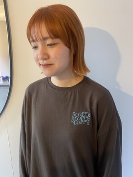 キコエル 三軒茶屋(kikoeru) 切りっぱなしテラコッタオレンジベージュ