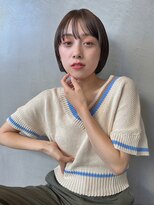 イミ(imi)&nbsp;大人ボブ/似合わせカット/透明感カラー/シースルーバング[登戸]