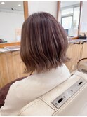 ダブルカラー 綺麗めブラウン
