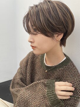 ドロップ(drop) オリーブベージュ、ハンサムショート〔表参道/青山/dro〕