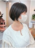 ショートボブ/ミニボブ/マッシュ/切りっぱなし/柏駅