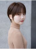 前髪あり大人ショート20代30代40代【AIN.表参道】川原大地