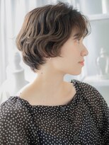 モッズヘア 上尾西口店(mod's hair) かきあげ前髪センターパート小顔ボブパーマa上尾