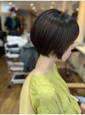 丸みショートボブ