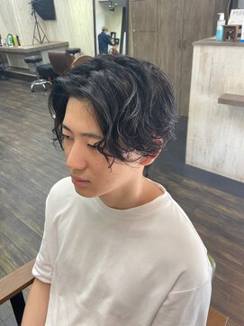 メンズ レオ 天六店(men's LEO) センターパート