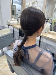 【ヘアセットサロンfrst】結婚式・二次会・パーティーヘアセット