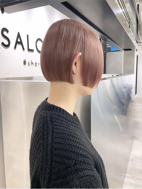 ピンクベージュ × 髪質改善 #055