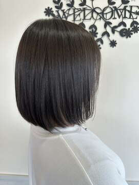 スパイスシー(spice_c) ふわっとまとまるアゴ下ボブ