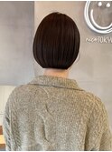 大人かわいい/10代20代30代/ショートボブ/丸みショート