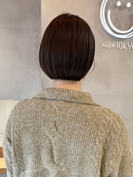 ニコ トウキョウ(nico TOKYO) 大人かわいい/10代20代30代/ショートボブ/丸みショート