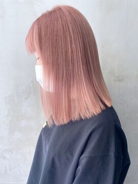 アルバム 池袋(ALBUM) ベビーピンクウェットヘアフレンチカジュアル_ba360103