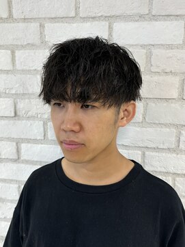 アッシュ 稲田堤店(Ash) 縦落ちパーマ×マッシュ