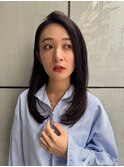 爽やか/暗髪/レイヤー/ストレート
