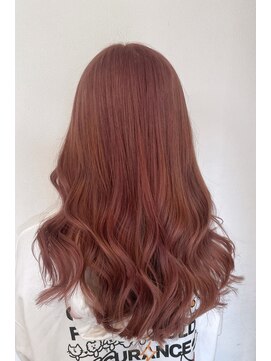 リアン 熊谷本店(Rien) [ブリーチピンクカラー]ロングヘア　熊谷/韓国