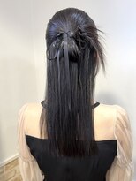 カミケン 黒岩店　kamiken・ 結婚式お呼ばれハーフアップヘアアレンジ【カミケン黒岩店】