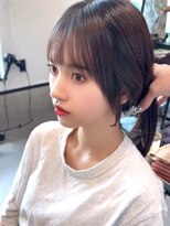 ジゼラ(GISELA)&nbsp;シースルーバング おくれ毛 もみれ毛 顔周りレイヤー