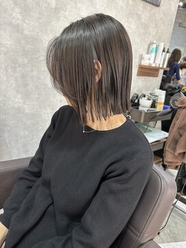 シールドヘアー 沖縄 新都心(C'LD Hair) ぱつっとボブ/切りっぱなしボブ/ストレートボブ/ボブ