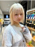 #ボブ#顔まわりレイヤー#顔まわりウルフ#レイヤーボブ