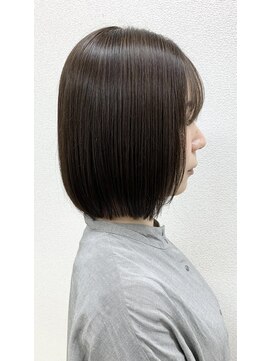 松本平太郎美容室 大宮店 イノアカラー×グレー(極細ハイライト)/30代40代50代60代