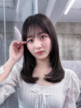 フィヴェント(Fivent) 美髪韓国レイヤーイメチェン似合わせワイドバング外ハネボブ