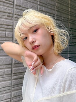 シアエミュー 新越谷店(SHEER emu)の写真/《カラー+トリートメント¥7,500～》Wカラー/インナー・イヤリングカラーが大好評◎《新越谷駅/徒歩2分》