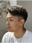 ツイストスパイラル/ツーブロック/アップバングスタイル