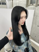 エヌアイ オモテサンドウ(ni omotesando)&nbsp;暗髪/ダークグレージュ/レイヤーカット　上野