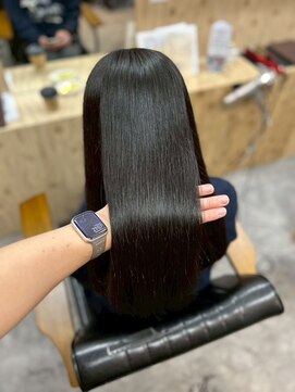 ヌープヘアーアイス(NUUP.hair ici) 【美髪】乾かすだけで形が決まる上品艶ロング◎