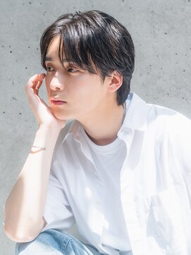 アッシュ 二俣川南口店(Ash) センターパート/フェザーパーマ/メンズ/ショート