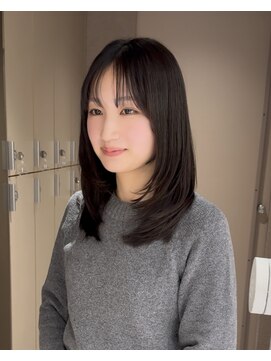 ハイライトカラー/ココアブラウン/白髪ぼかし/恵比寿サロン