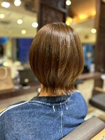 ヘアリゾート粋 ティガ 池袋店(tiga)&nbsp;透明感ブラウンベージュ/レイヤーカット/艶髪/ショート