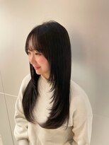 リノア 鵠沼海岸(LINOA)&nbsp;韓国風ロング/顔周りハイレイヤー/小顔前髪顔周り