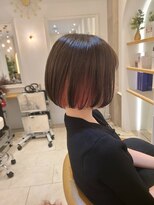 ハル 泉中央(hal) インナーカラー×ピンクベージュ