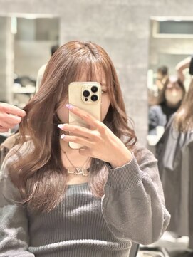 アンダーバーホワイト 天王寺阿倍野店(_WHITE) レイヤーカット 顔周りカット 顔周りレイヤー 透明感カラー