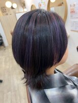 ヘアメイク メルシー(Merci)&nbsp;パープルハイライト☆