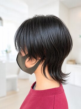 クオリス 上福岡店(QUALIS) 絶壁解消くびれ外ハネショートウルフレイヤーハンサムショート