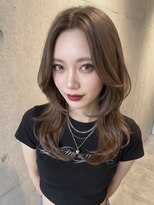 アロン(ALLON) 韓国風くびれミディ×透明感グレージュ