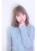 【coo et fuu 表参道 原宿 青山】外国人風カラー ミディアムボブ