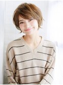 外はねカジュアルショートボブ