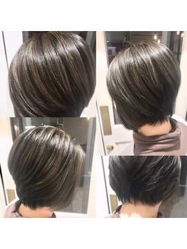 ディーリンク 南橋本店(HAIR MAKE DLINK) 大人ハイライト、グラデーション